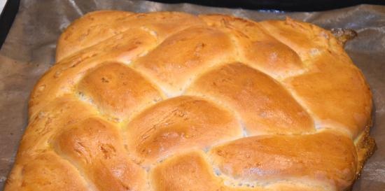 Walang hanggang lebadura, potato-hop (Sourdough na walang harina). Mga resipe ng baking.