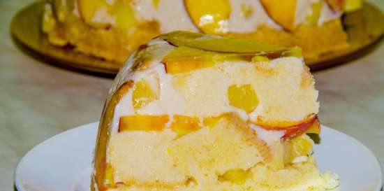 Jelly-yoghurt cake