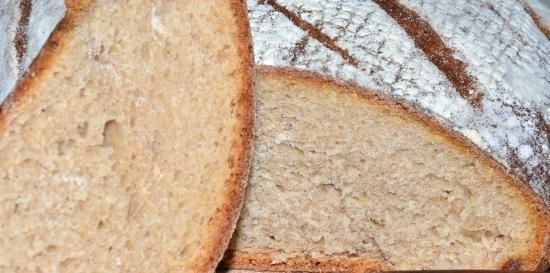 ยีสต์นิรันดร์มันฝรั่งฮอป (Sourdough ไม่มีแป้ง) สูตรการอบ