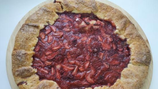 Crostata met abrikozen