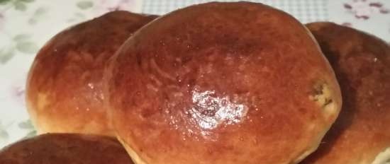 Bollos de kefir amb panses