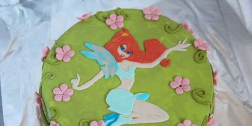 Torte con fate basate sul cartone animato Winx e altri