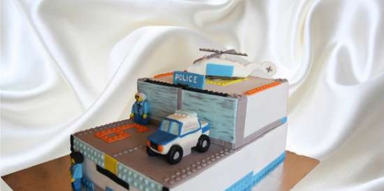 Cakes based on cartoons Transformers, Lego and other superheroes