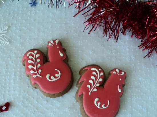 We decorate gingerbread cookies, cookies