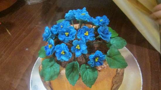 Mga cake ng bulaklak