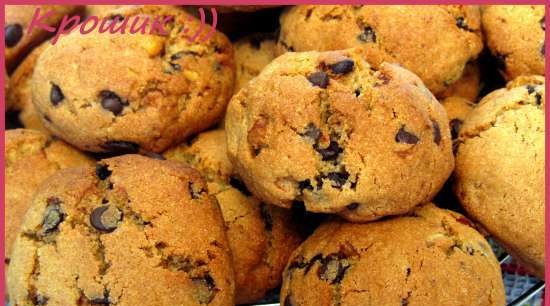 Galletas de alforfón con chocolate y nueces