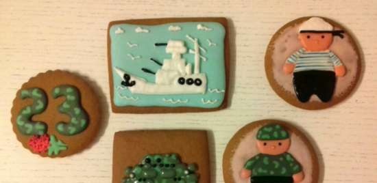 We decorate gingerbread cookies, cookies