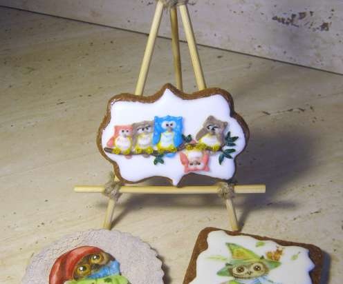 Decoramos galletas de jengibre, galletas