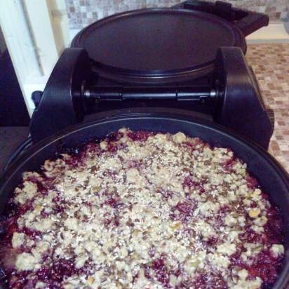 Crumble de frutas y bayas en Tortilla (Tortilla Chef 118000 Princess)