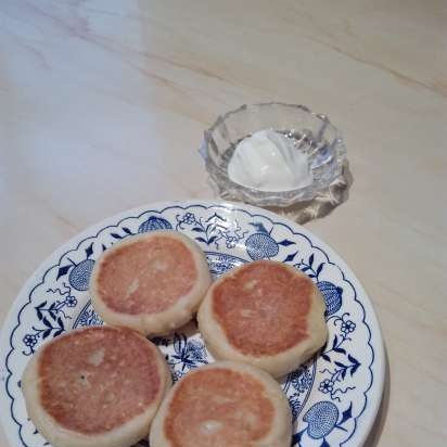 Tartas de queso en el horno