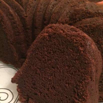 Torta al cioccolato con una forza di 40 gradi