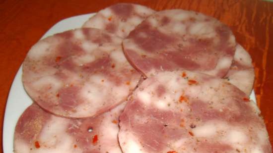 Homemade ham (collection of recipes for ham makers)