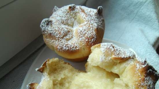 Brioche con crema pasticcera