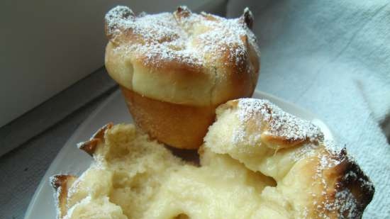 Brioche con crema pasticcera