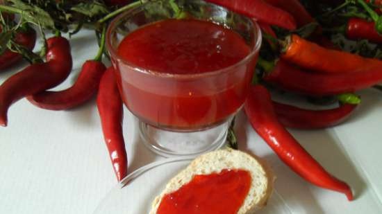 Marmellata di peperoncino rosso