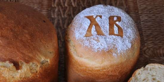 Torta di Pasqua su lievito liquido d'uva