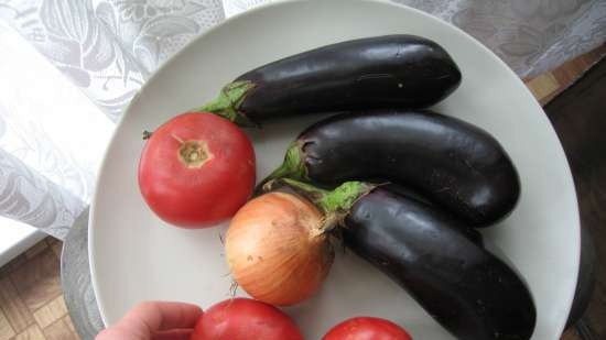 Refreshing eggplant caviar