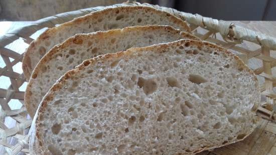 Bread with apple jam