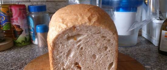 Buong Wheat Bread na may Liquid Banana Yeast