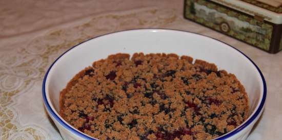 Torta di frutti di bosco aperta (opzione senza glutine)