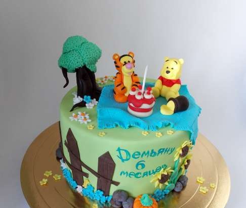 Torte basate sul cartone animato Winnie the Pooh e tutto, tutto, tutto