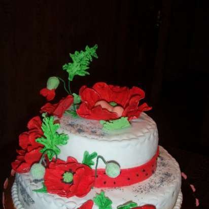 Mga cake ng bulaklak