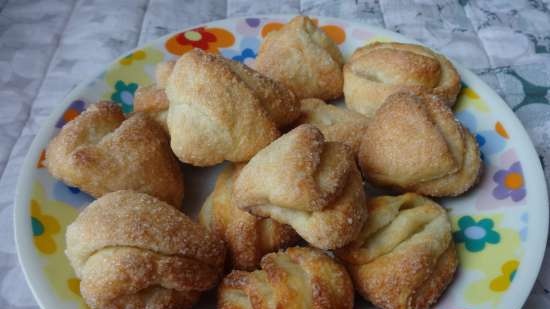 Galletas Triángulos sobre requesón (sin huevos)