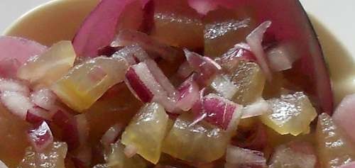 Saborea con cáscaras de sandía en escabeche