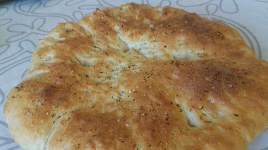 Potato focaccia (pizza maker Princess 115000)