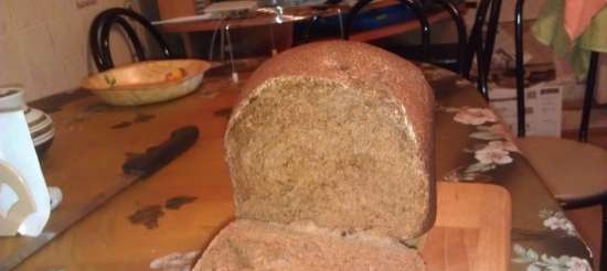 Pane di segale lituano con birra