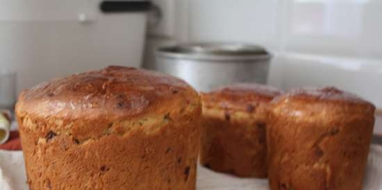 Torta di Pasqua di Gerusalemme (ricetta per la macchina per il pane)