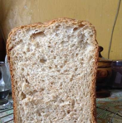 Pane integrale con farina di semi di lino mi farò lievitare