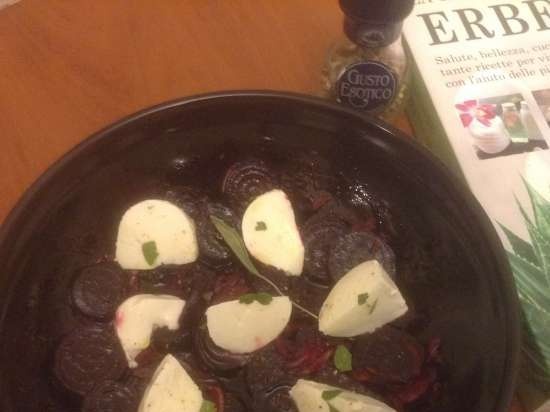 Caramelized Beetroot Salad with Mozzarella