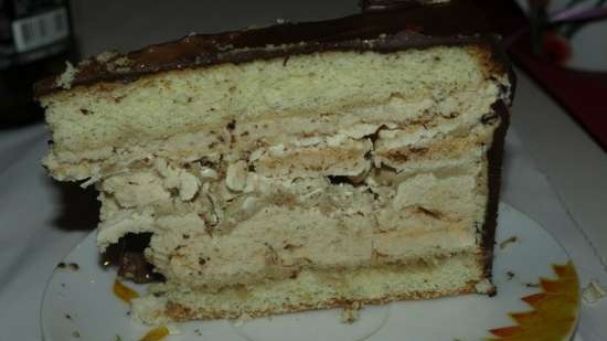 Habcsók torta Mandula-konyak