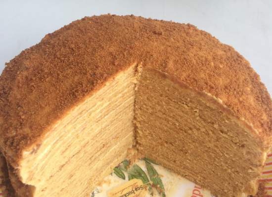 Torta al miele veloce dall'impasto sfuso (opzioni di cottura in diversi dispositivi)