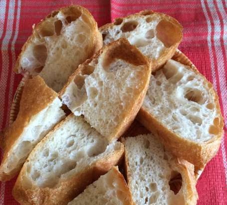 Italiaans brood (Ann Thibeault) in de oven