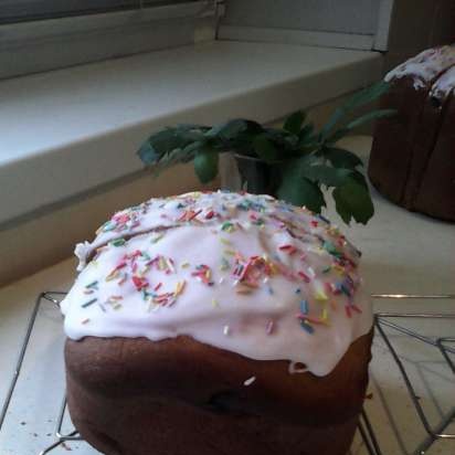 Kulich in una macchina per il pane senza problemi