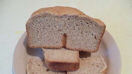 Pan de centeno de trigo y suero