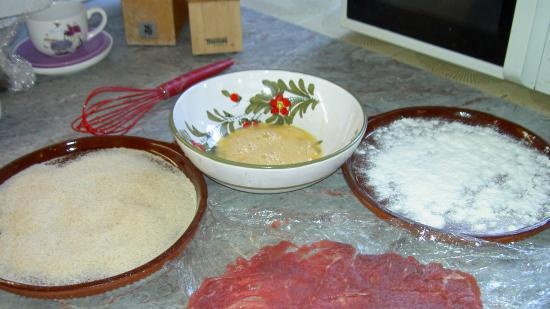 Schnitzel de vedella de Viena (recepta bàsica)