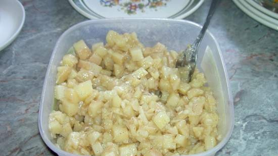 Patatas salad na may suka ng mansanas