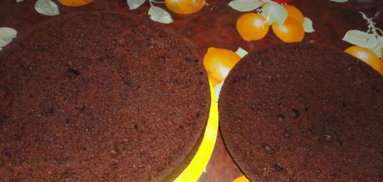 Chocolade chiffon cake