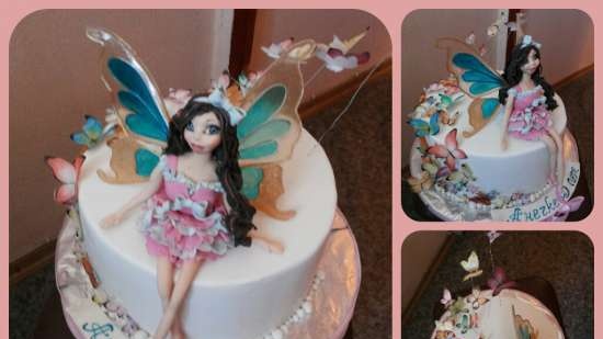 Torte con fate basate sul cartone animato Winx e altri