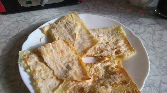 Buste di ricotta in lavash sottile in multigrill GFGRIL GF-040