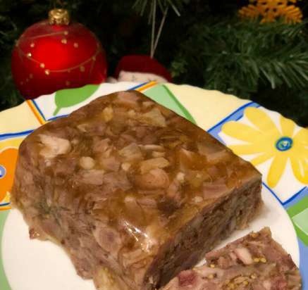 Sertés láb terrine