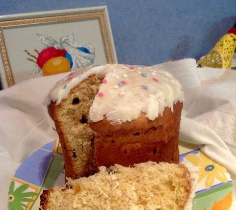 Kulich con Myasoedovskaya en el horno (clase magistral)