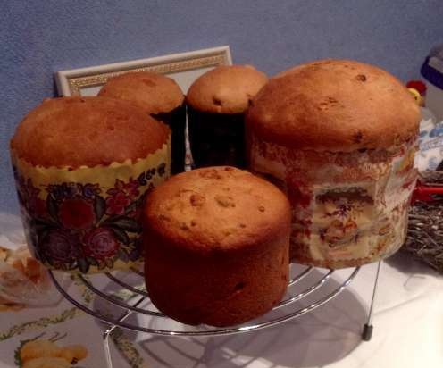 Kulich con Myasoedovskaya en el horno (clase magistral)