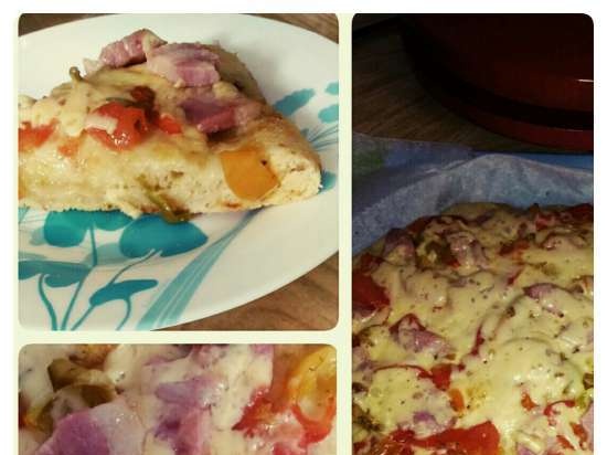 Yeast-free dough on kefir for quick cakes and pizza