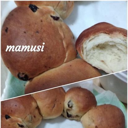 High-calorie buns (GOST recipe in a bread machine)