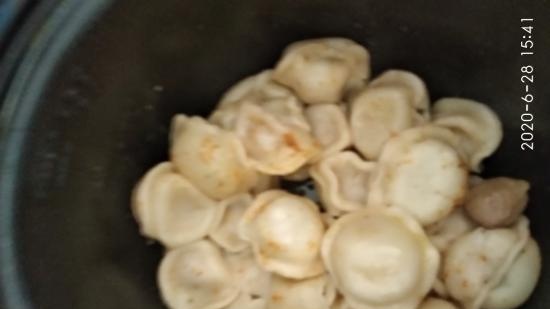 Dumplings on the express program (multicooker Stadler Form)