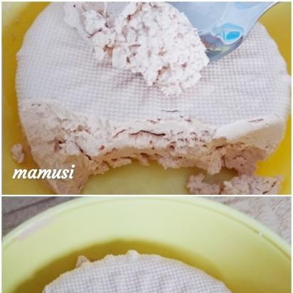 Mousse de cremă de caș dur